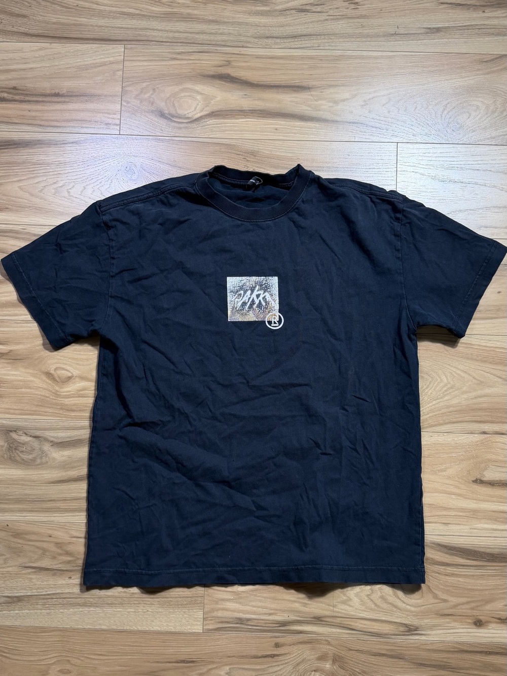 Black Graphic Crewneck T-Shirt